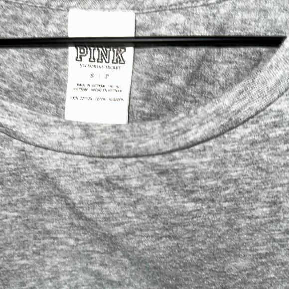 Y2k Victoria secret sequin oversized tee sz s - Picture 2 of 3